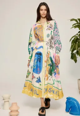 Alémais Soleil Shirtdress Size 10 for rent on The Volte - image 1