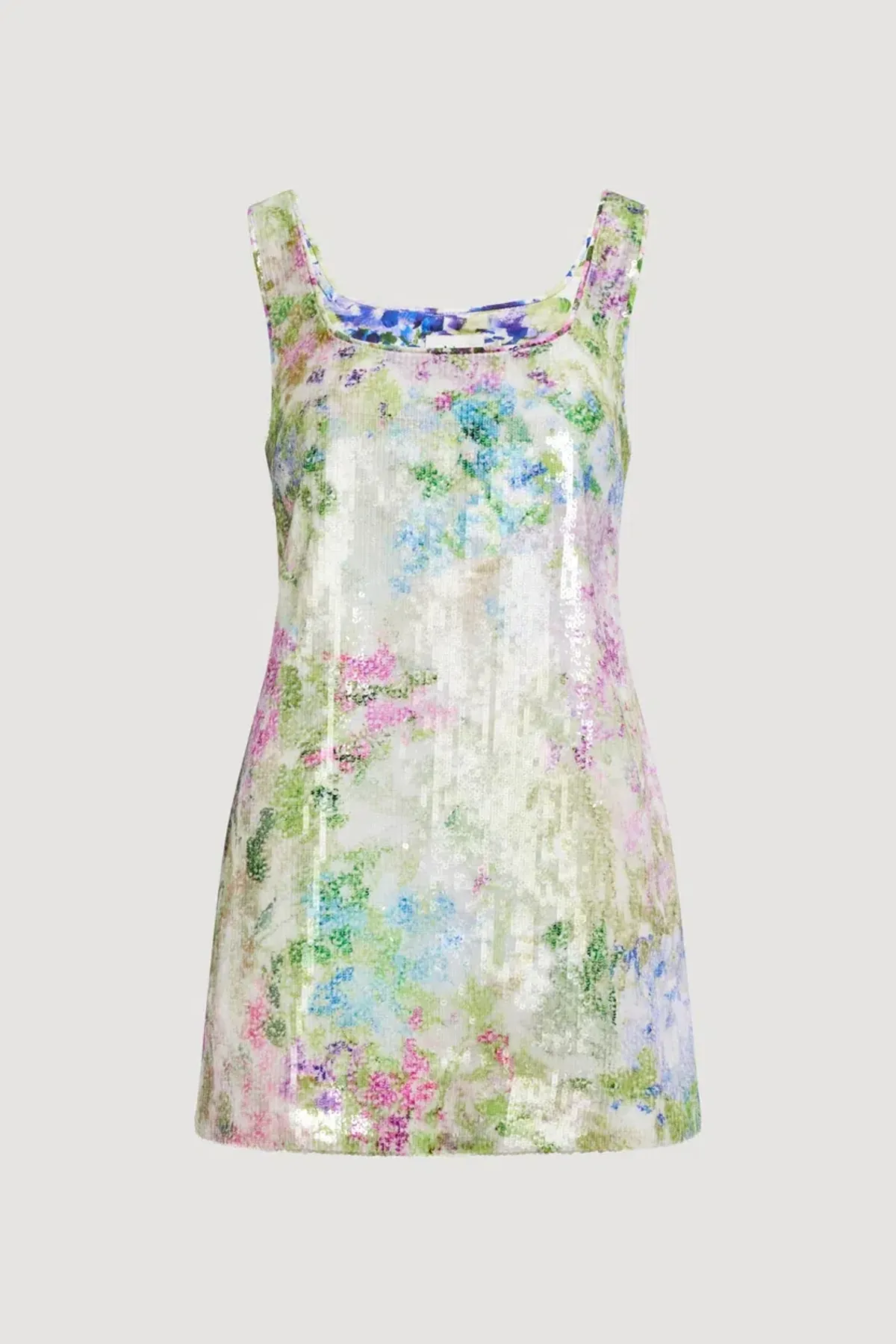 Brand New 🪻 AJE Dahlia Sequin Mini Dress 12 AU - Sequin Lavandula Floral Purple Pink 🪻 - Image 9