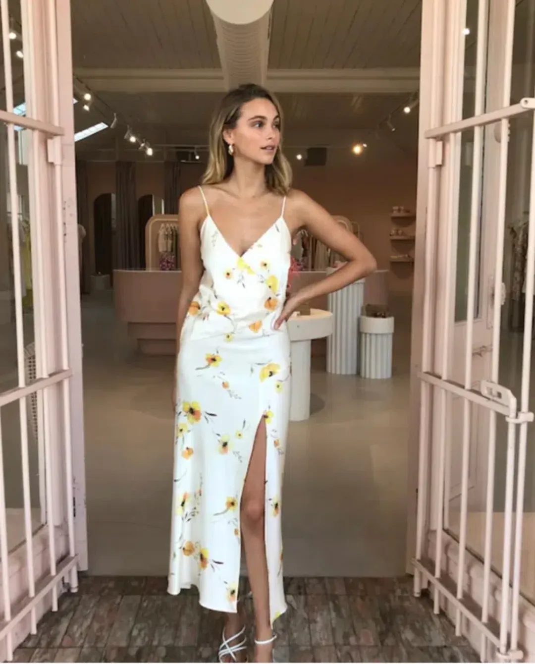 Bec & Bridge Colette Wrap Midi Dress 6 for rent on The Volte - main image