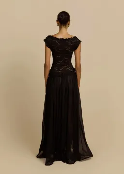 Arcina Ori Arabella Dress in Black (8) for rent on The Volte - image 4