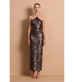 Nookie Cora Maxi Dress in Chocolate Size M/AU10 for rent on The Volte - image 1