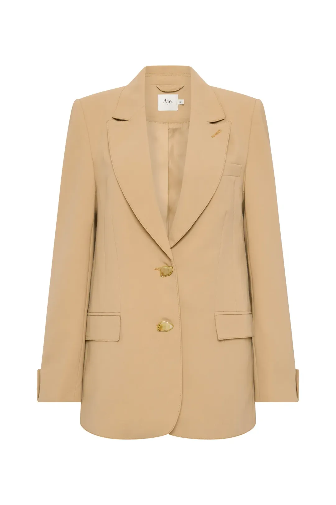 Aje Bonnie Tailored Jacket & Paragon Tailored Pant Set — Ecru Beige for rent on The Volte - main image