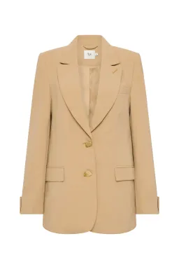 Aje Bonnie Tailored Jacket & Paragon Tailored Pant Set — Ecru Beige for rent on The Volte - image 6