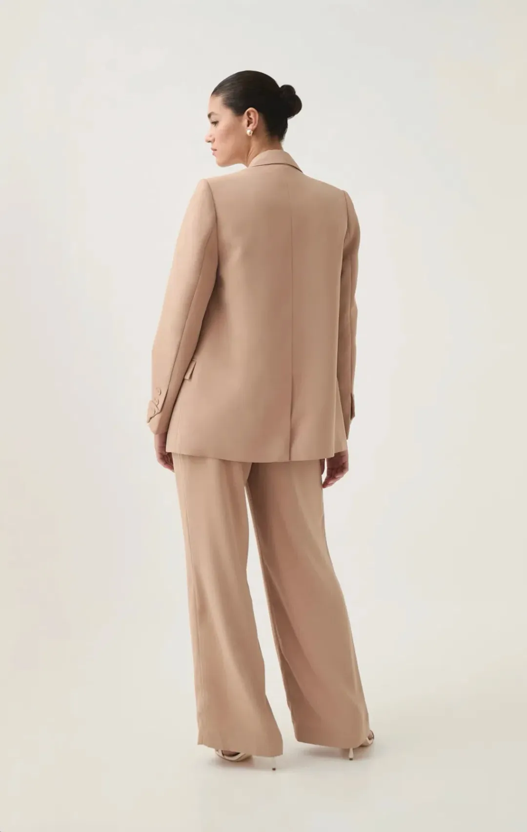 Aje Bonnie Tailored Jacket & Paragon Tailored Pant Set — Ecru Beige for rent on The Volte - main image