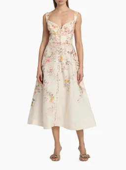 Zimmermann Luna buttoned picnic dress size 2 au 12 for rent on The Volte - image 1