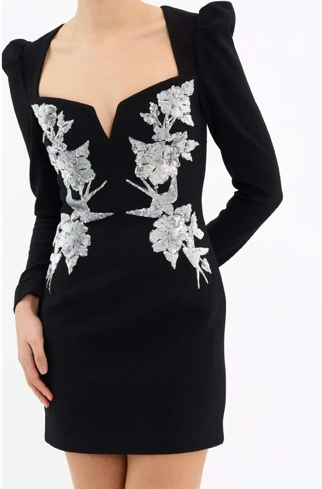 Rebecca Vallance Monroe Long Sleeve Mini Dress for rent on The Volte - main image