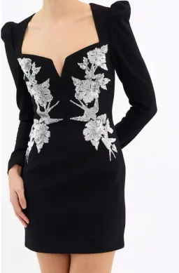 Rebecca Vallance Monroe Long Sleeve Mini Dress for rent on The Volte - image 5