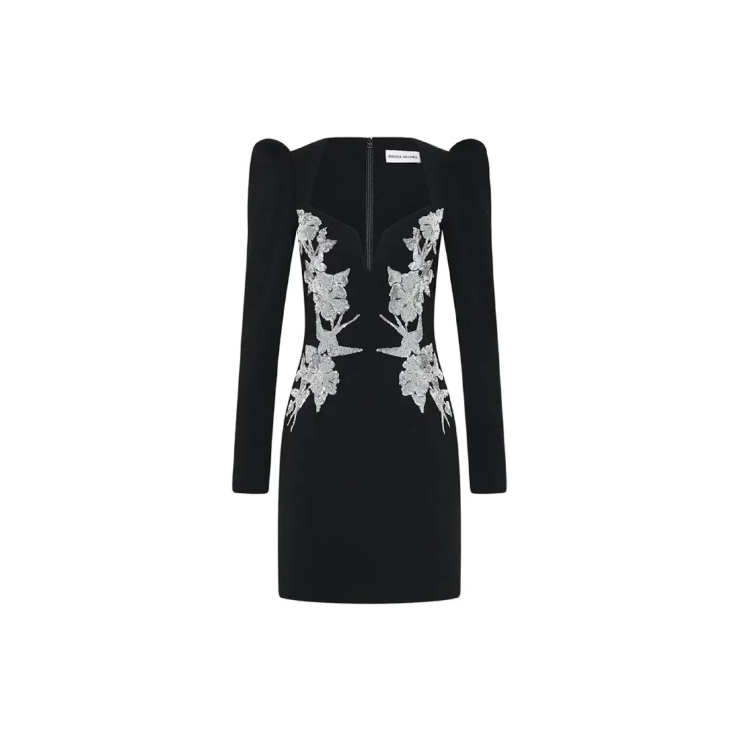 Rebecca Vallance Monroe Long Sleeve Mini Dress for rent on The Volte - main image