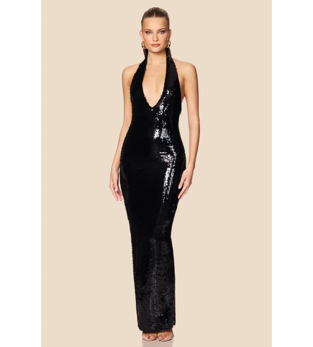 Nookie Siren Gown in Black Size S/AU8 for rent on The Volte - main image