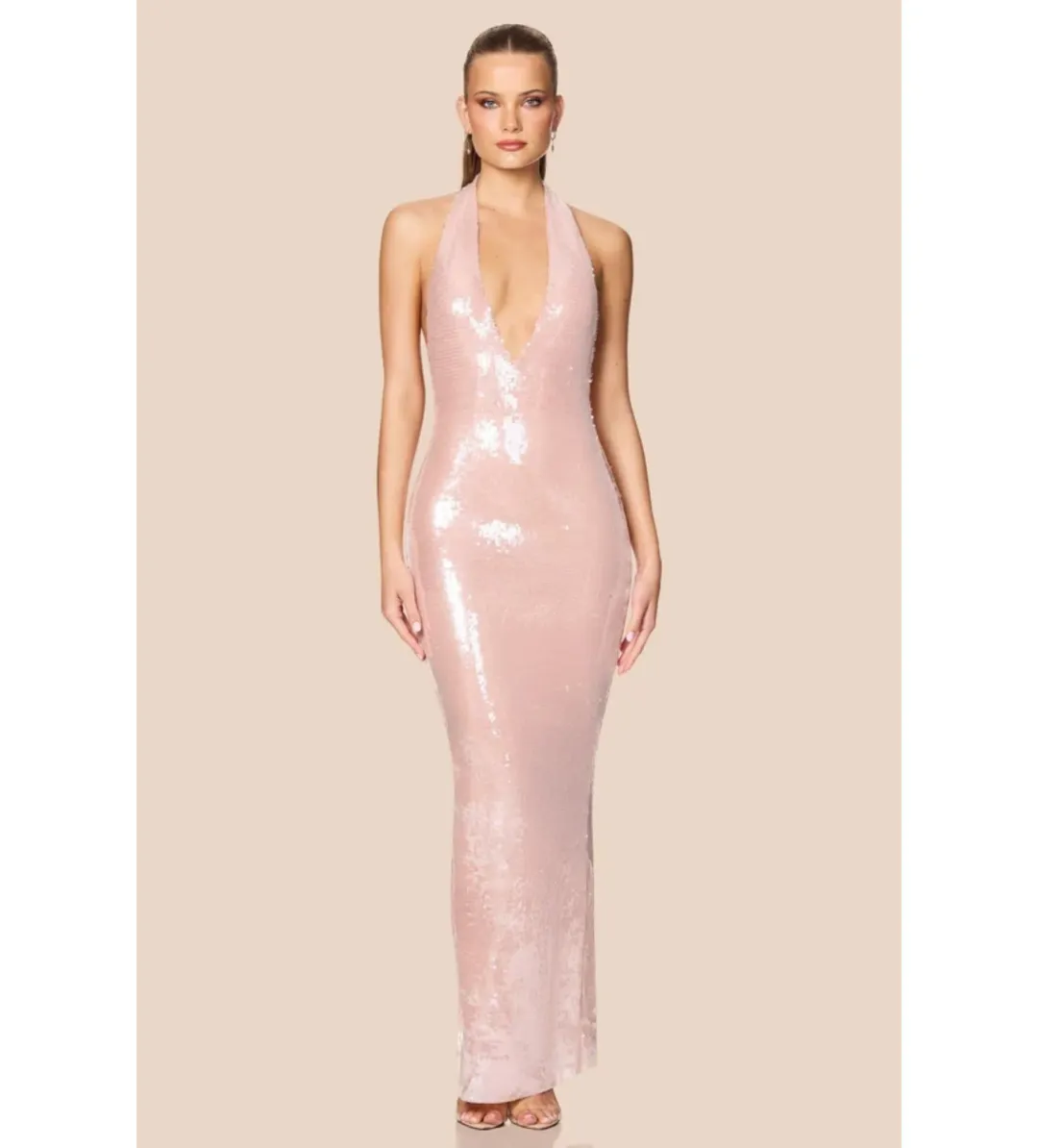Nookie Siren Gown in Pink Size S/AU8 for rent on The Volte - main image