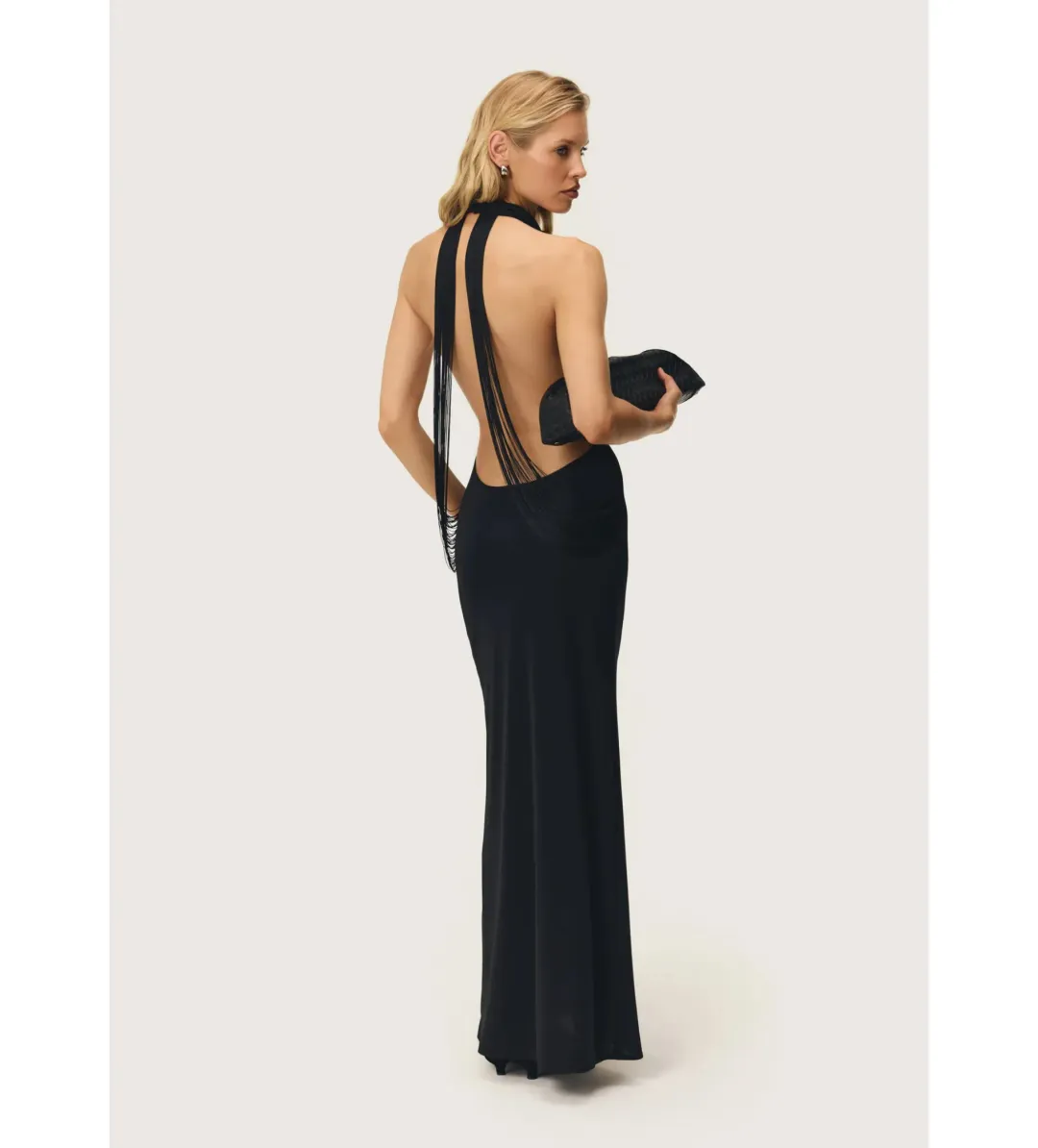 Arcina Ori Jean Dress in Black Size XS/AU6 for rent on The Volte - main image