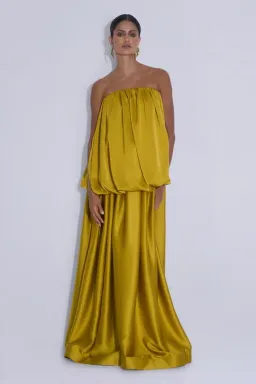 Lidee Reine Gown in Chartreuse Size 8 for rent on The Volte - image 1