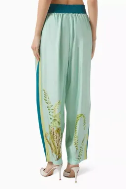 ALEMAIS Anita Shirt & Pant Set Green Print Size 12 AU for rent on The Volte - image 7