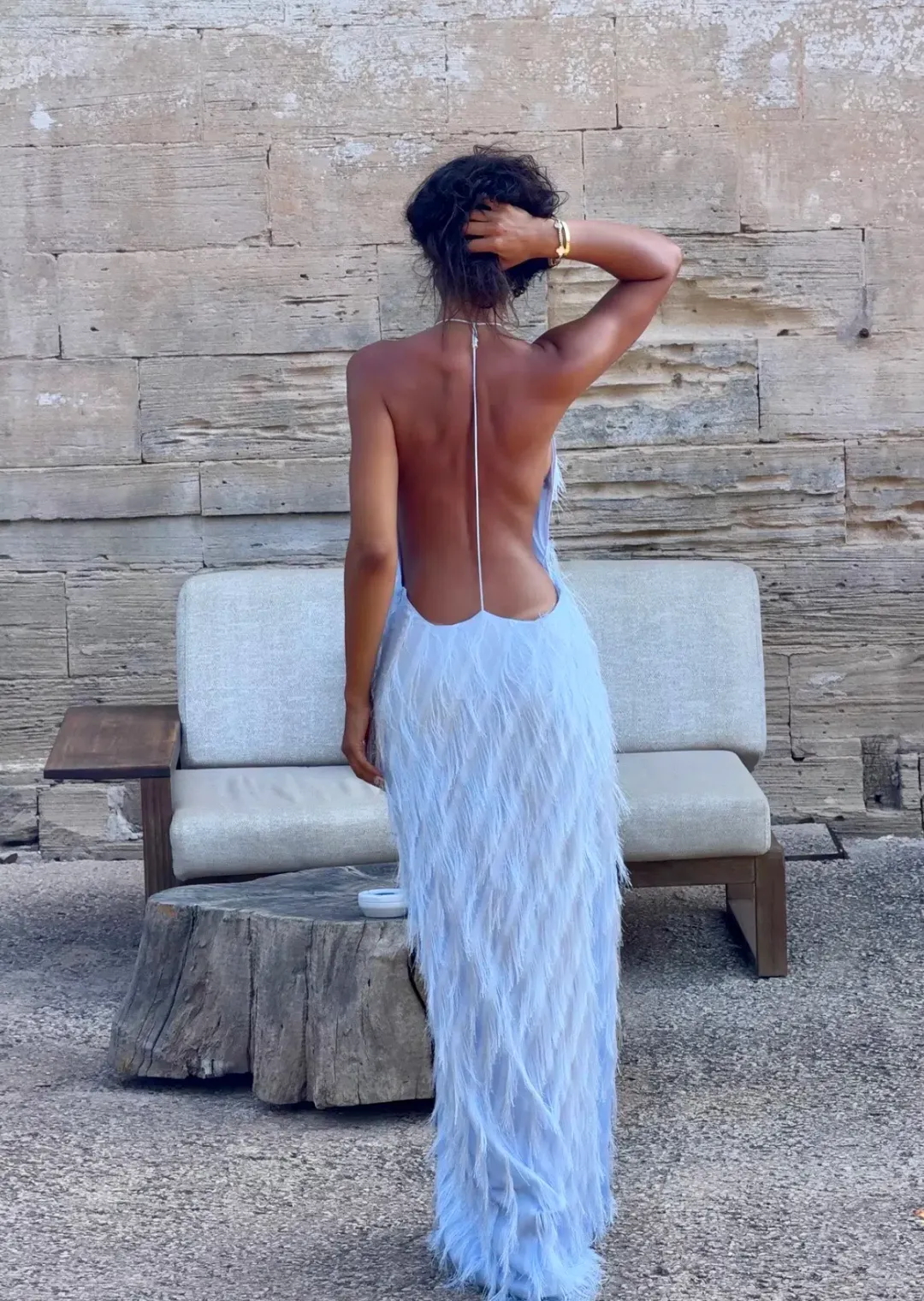 Jasook Noa Gown Powder Blue XS for rent on The Volte - main image