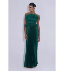 L'Idee Masquerade Gown in Pine Size AU10 for rent on The Volte - image 1