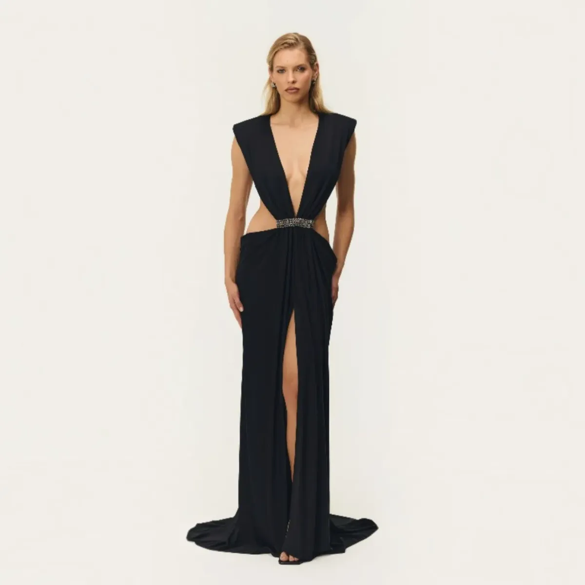 Arcina Ori Amara Dress In Black Size Small - Image 1