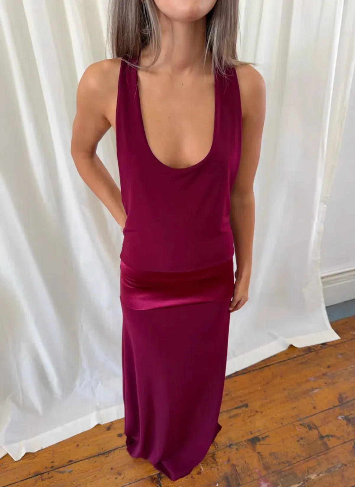 LaMarie SERENA DRESS RUBY, maxi, size XS/S - Image 2