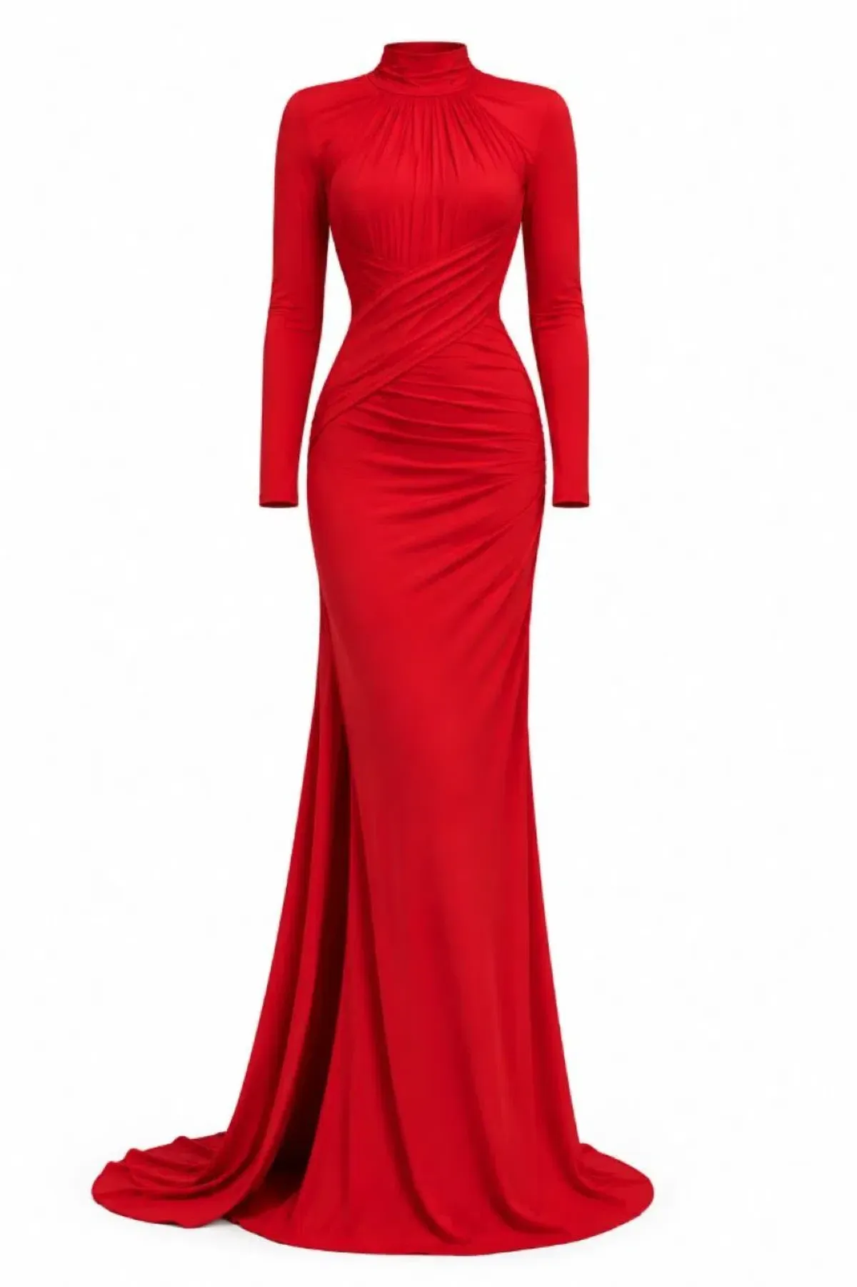 Effie Kats Monaco Floor Length Gown Red Size M / Au 10 - Image 5