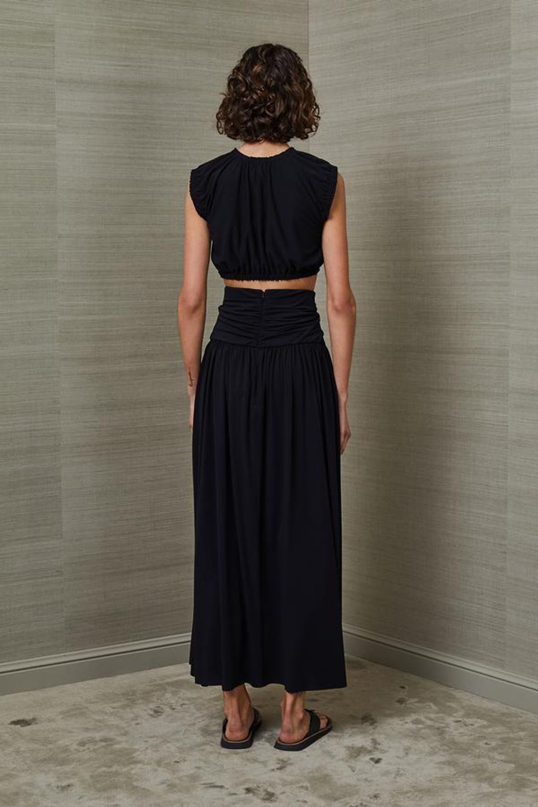 Bec & Bridge Black Minx Top and Skirt Set Black Size AU 8 for rent on The Volte - main image