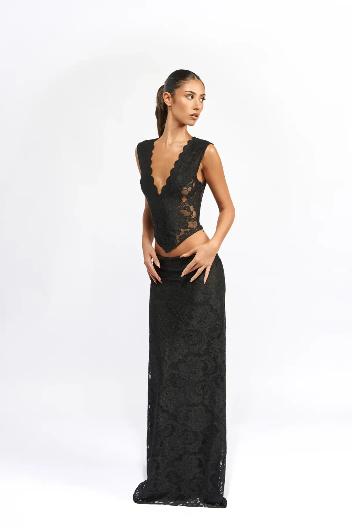 Mim and Bell Tiana Set in Black Size XS - Image 2
