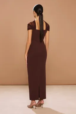 Sonya Moda Lola Dress in Cocoa size XS for rent on The Volte - image 6