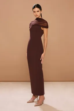 Sonya Moda Lola Dress in Cocoa size XS for rent on The Volte - image 4