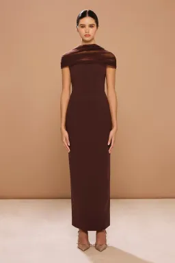 Sonya Moda Lola Dress in Cocoa size XS for rent on The Volte - image 5