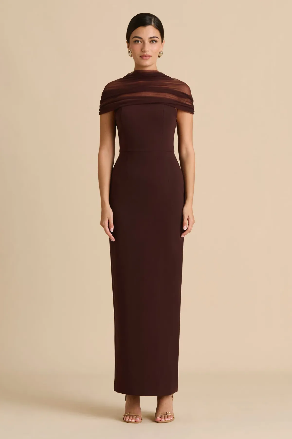 Sonya Moda Lola Dress in Cocoa size XS for rent on The Volte - main image