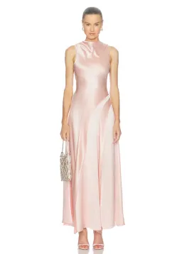 Acler Lecha Maxi Dress in Light Pink size 10 for rent on The Volte - image 8