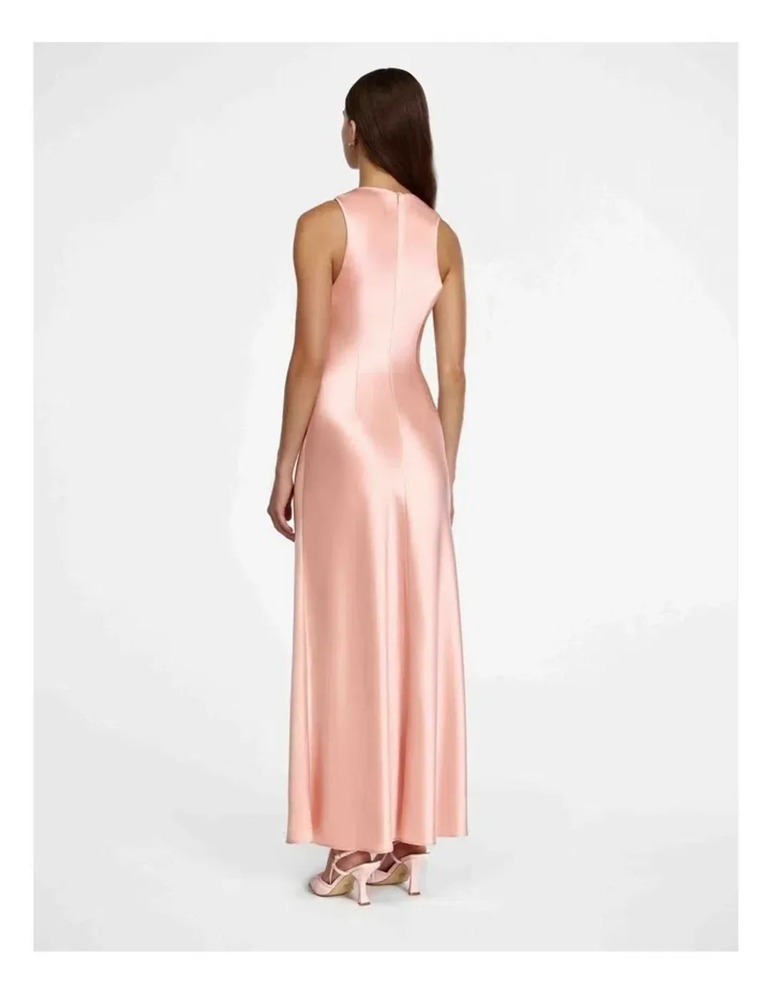 Acler Lecha Maxi Dress in Light Pink size 10 for rent on The Volte - main image