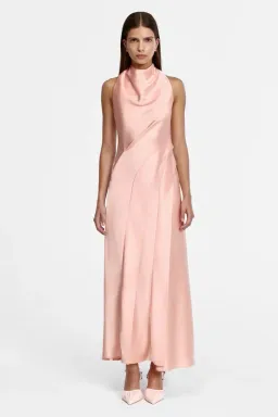 Acler Lecha Maxi Dress in Light Pink size 10 for rent on The Volte - image 3