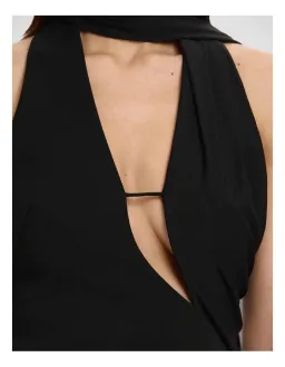 Significant Other Edda Scarf Dress in Black size 10 for rent on The Volte - image 4