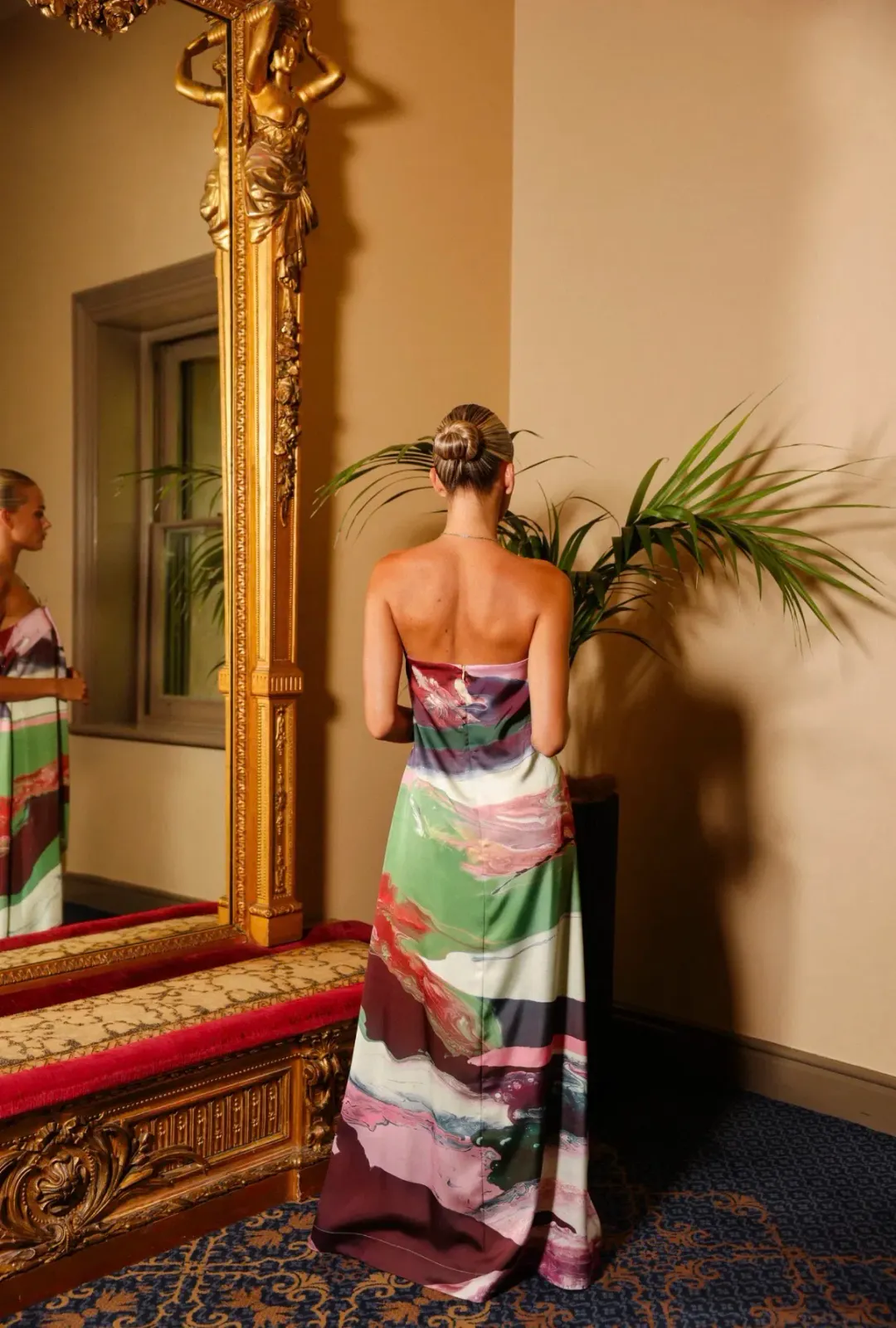 Aston Studio Lucie Dress in Retro Resin Size 8 for rent on The Volte - main image