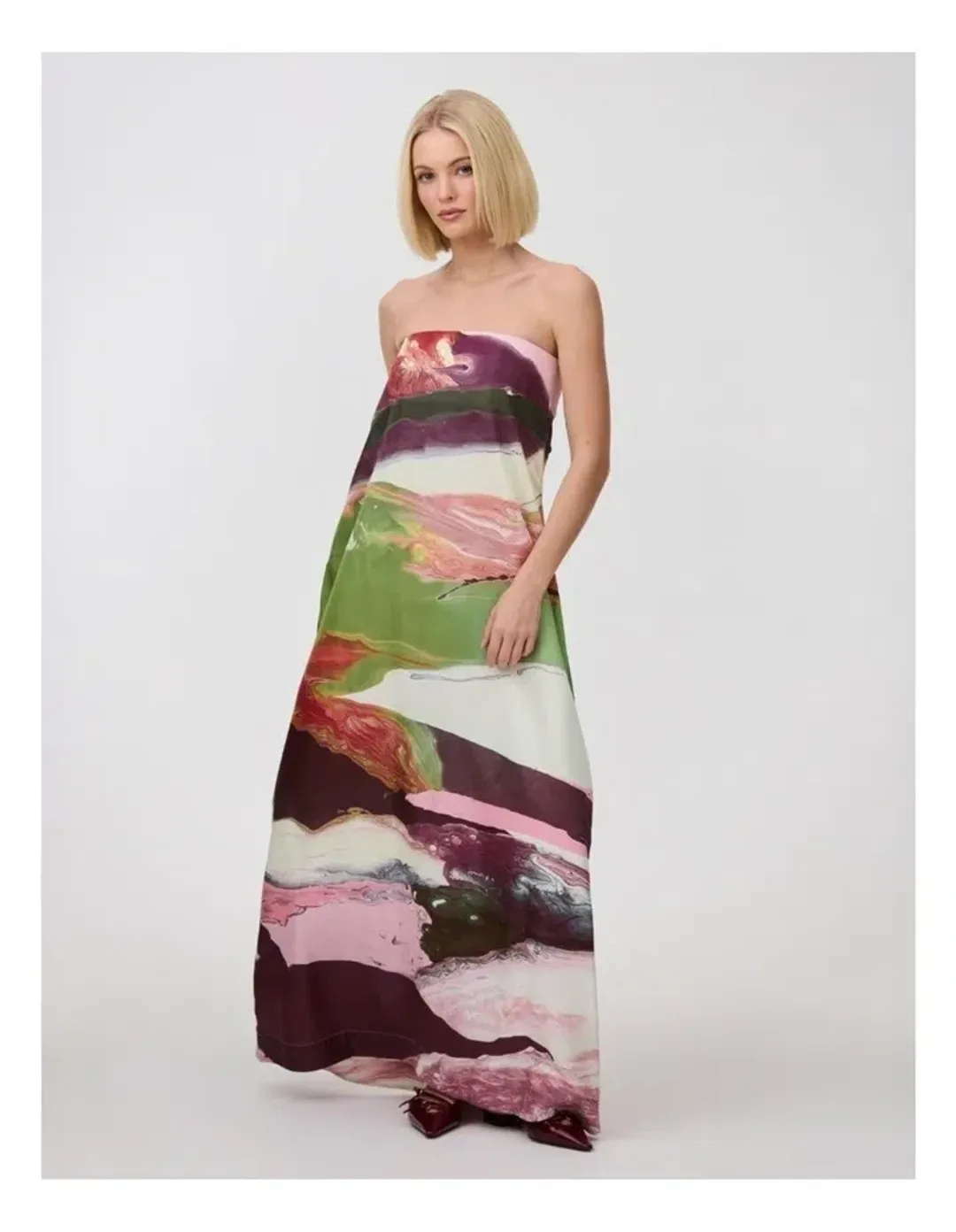 Aston Studio Lucie Dress in Retro Resin Size 8 for rent on The Volte - main image
