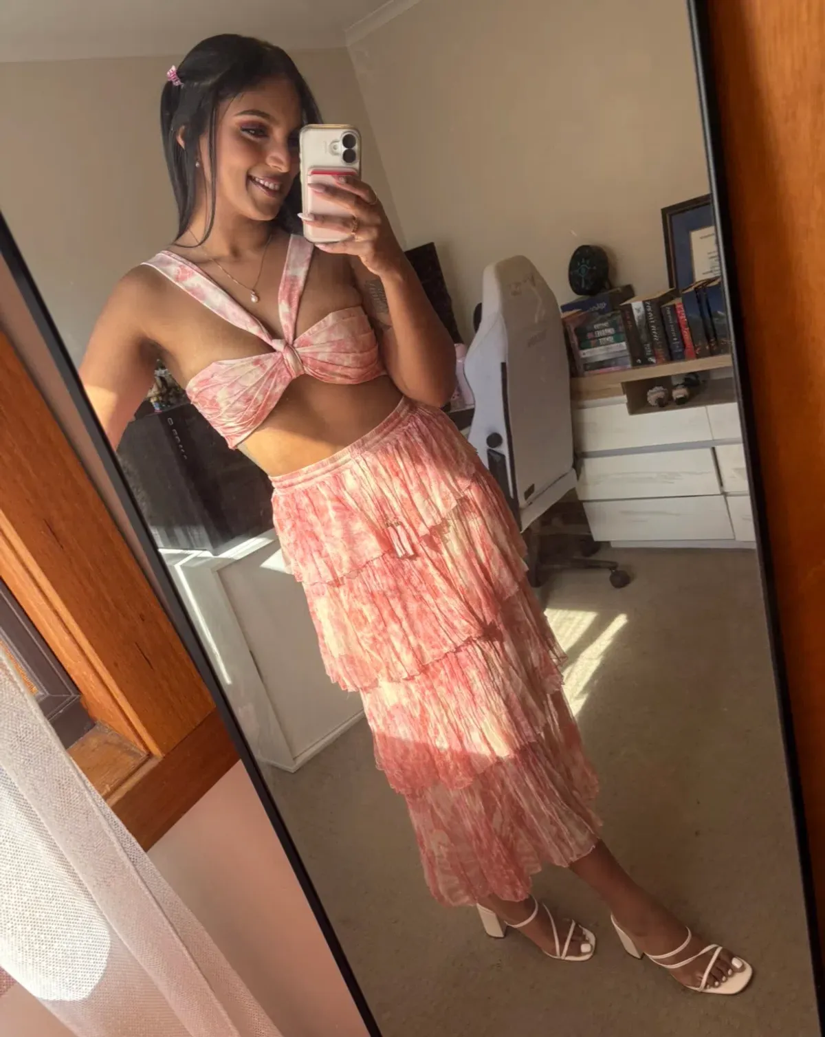 Zimmermann Winsome Bralette and Tier Skirt - Image 2