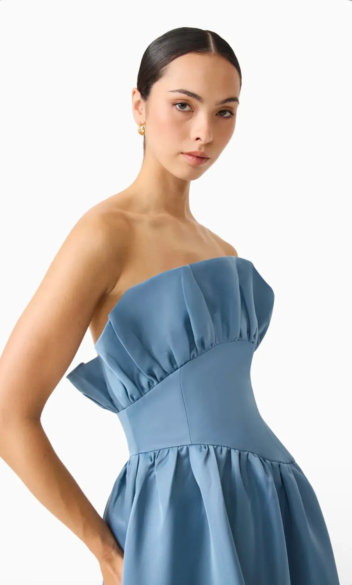 Elliatt Laurel Sleeveless Maxi in Steel Blue Sz M - Image 2