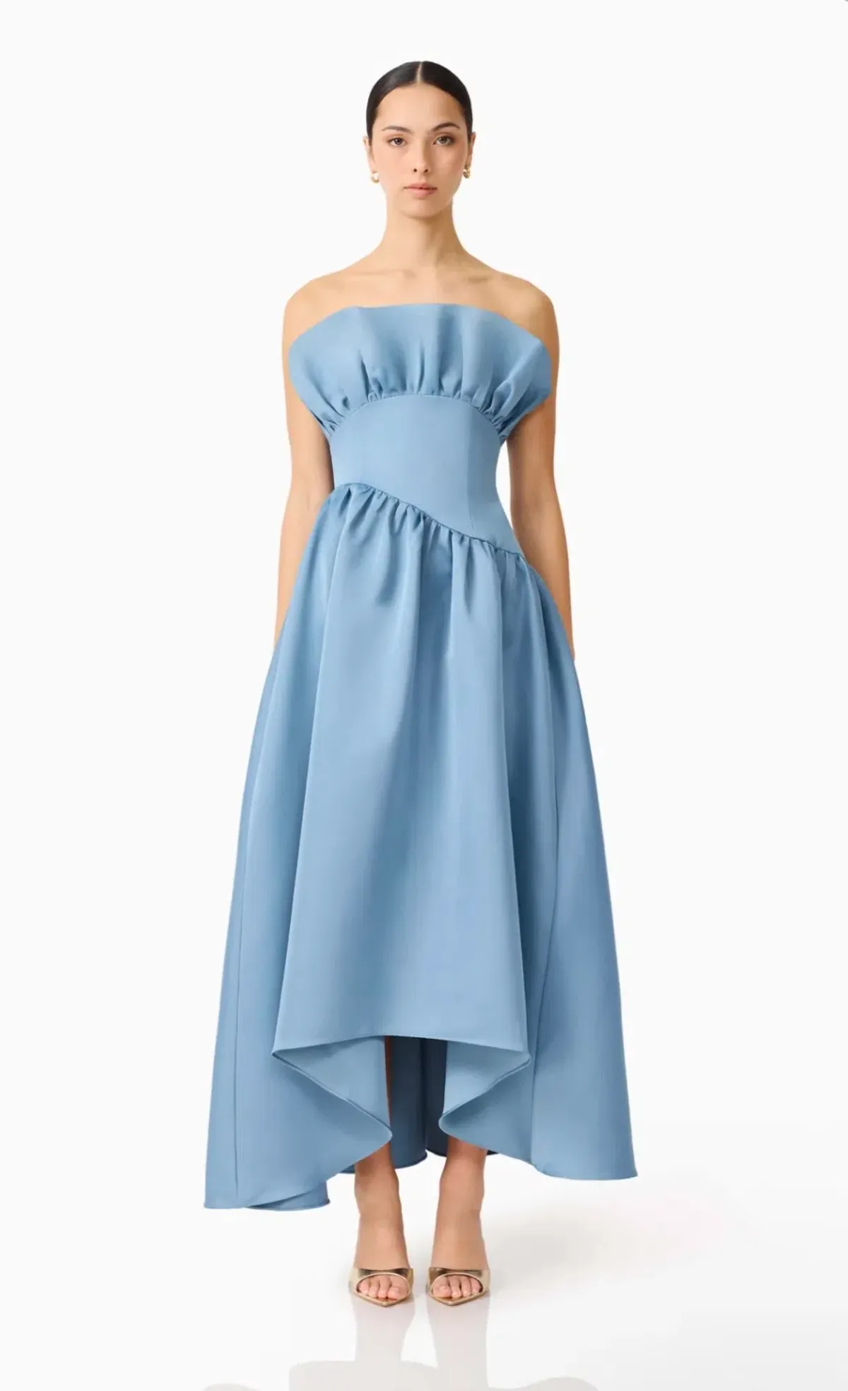 Elliatt Laurel Sleeveless Maxi in Steel Blue Sz M - Image 1