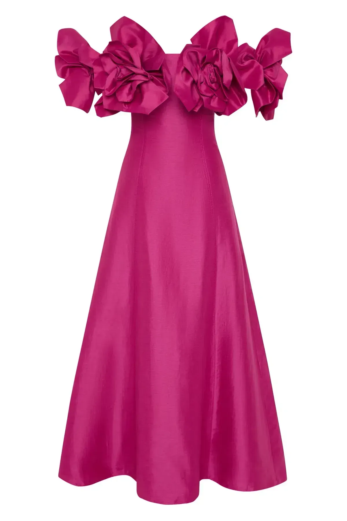 🩷 AJE Etta Midi Dress - size 8 - Magenta Pink Formal Maxi Gown🩷 - Image 5