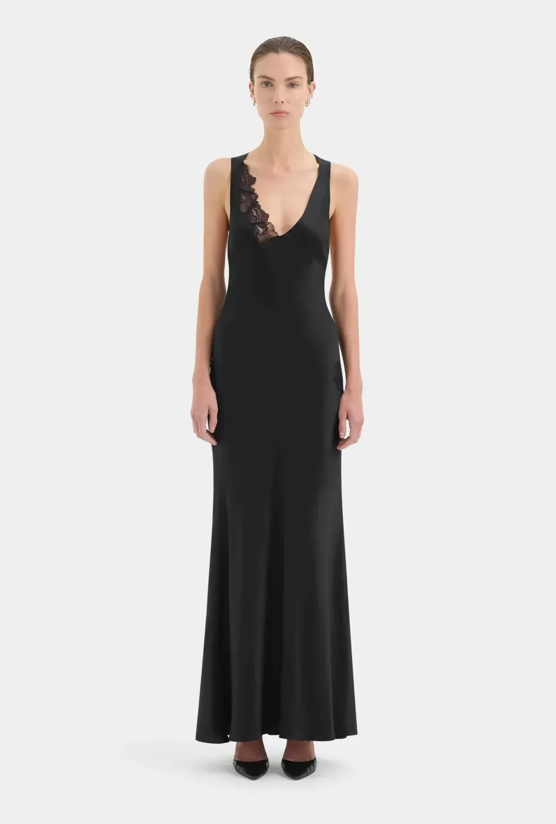 Sir Montparnasse Gown in Black for rent on The Volte - main image