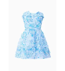 Elliatt Roseate Floral Mini Dress in Blue Size M/AU 10 for rent on The Volte - image 7