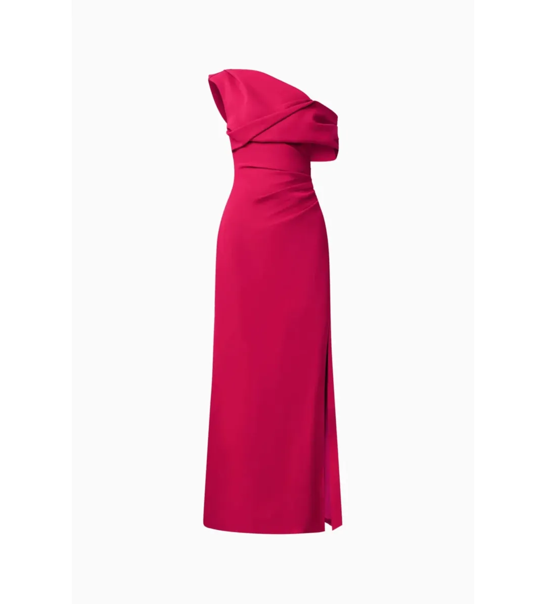 Elliatt Verdessa Asymmetrical Gown in Raspberry Pink Size S/AU 8 for rent on The Volte - main image