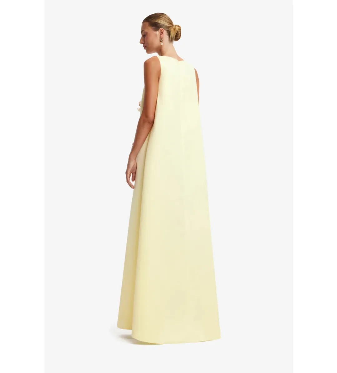 Leo Lin Charlene Appliqué Maxi Gown in Agapanthus Print Size 8 for rent on The Volte - main image