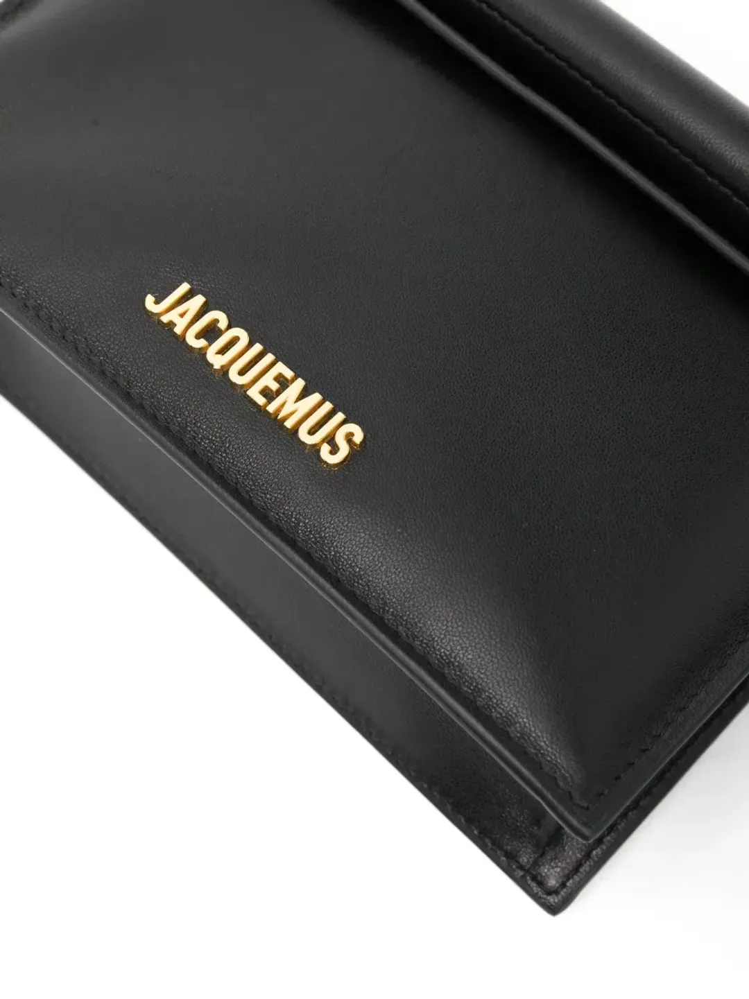 JACQUEMUS BLACK ROND CARRÉ SMALL CLUTCH BAG for rent on The Volte - main image