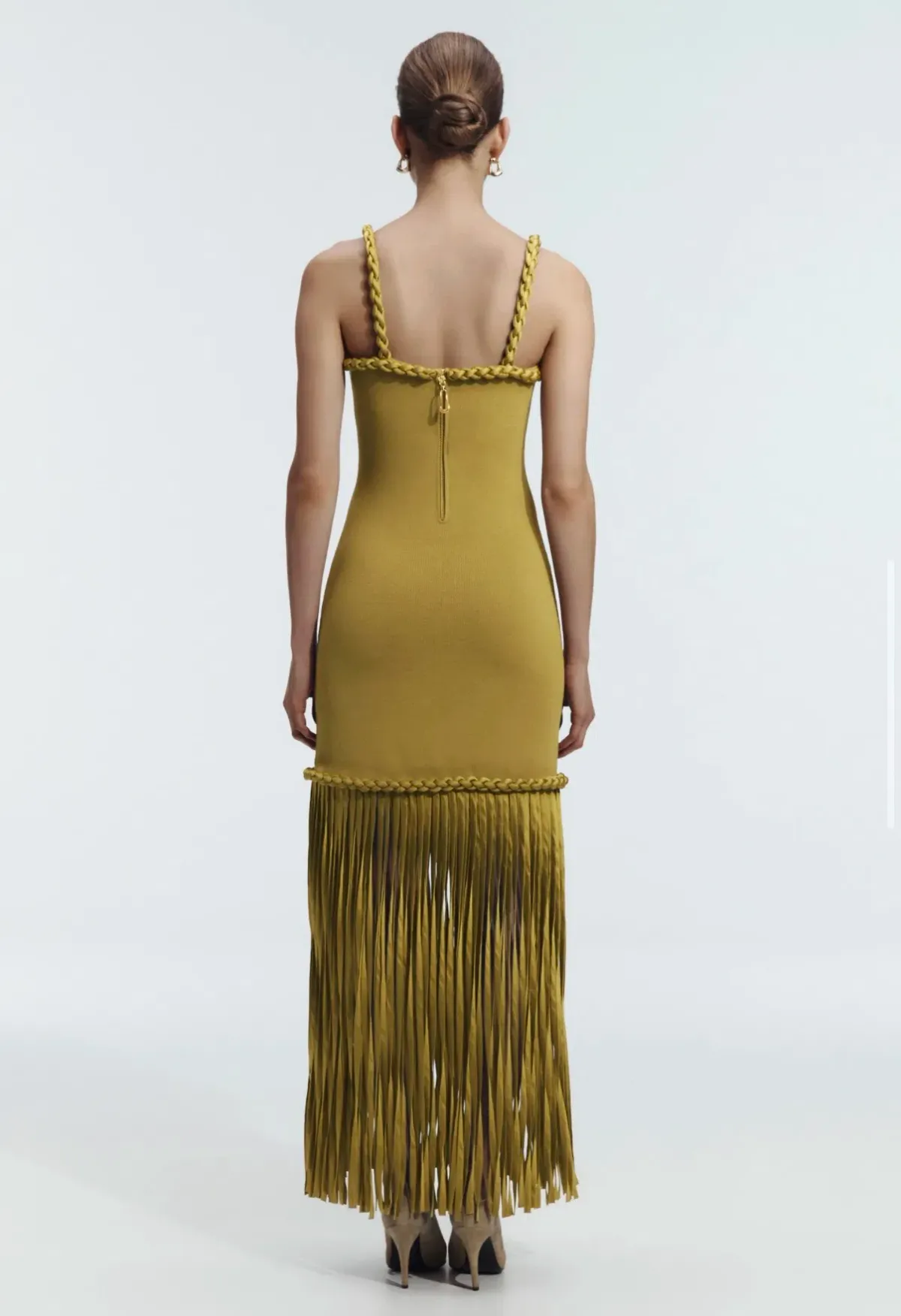 Aje Ribiona Knit Midi Dress - Image 2