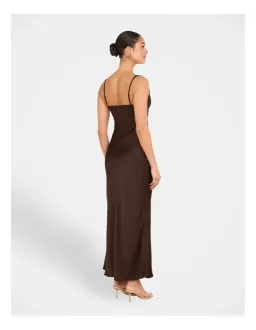 Gala Bias Cut Satin Maxi Dress for rent on The Volte - image 2