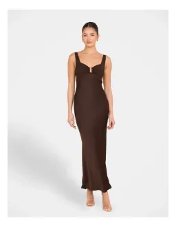 Gala Bias Cut Satin Maxi Dress for rent on The Volte - image 1