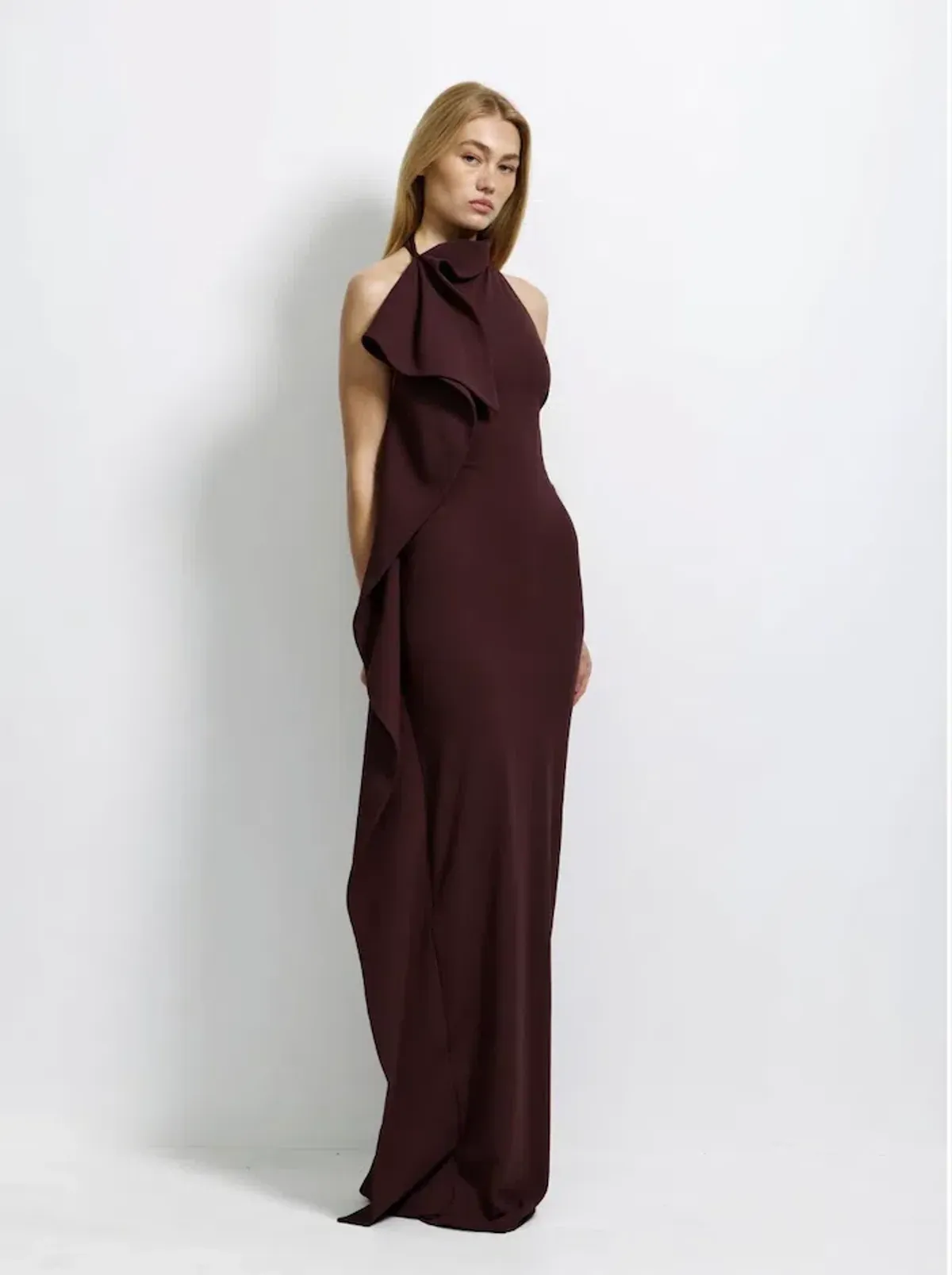 Effie Kats Alessia Gown - Chocolate Plum - Image 2