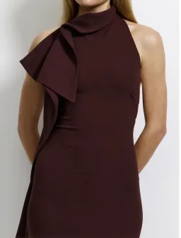 Effie Kats Alessia Gown - Chocolate Plum for rent on The Volte - image 4