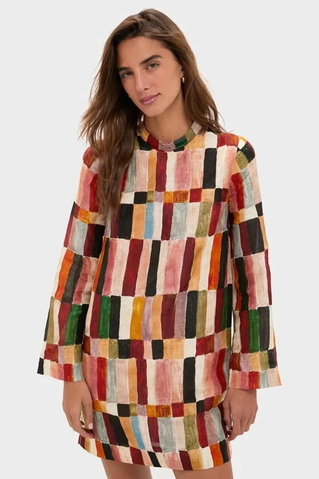 ALEMAIS Marjorelle Mini Dress Multi Size 10 AU for rent on The Volte - main image