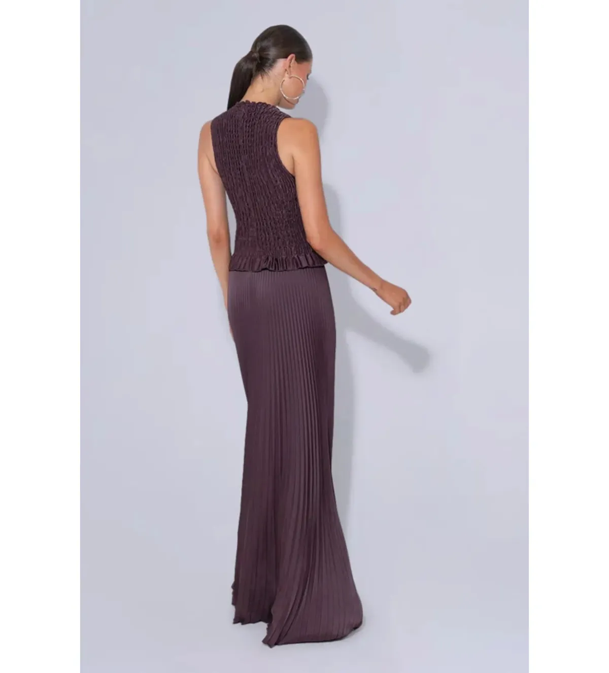 L'Idee Bowery Gown in Mahogany Size AU8 - Image 3